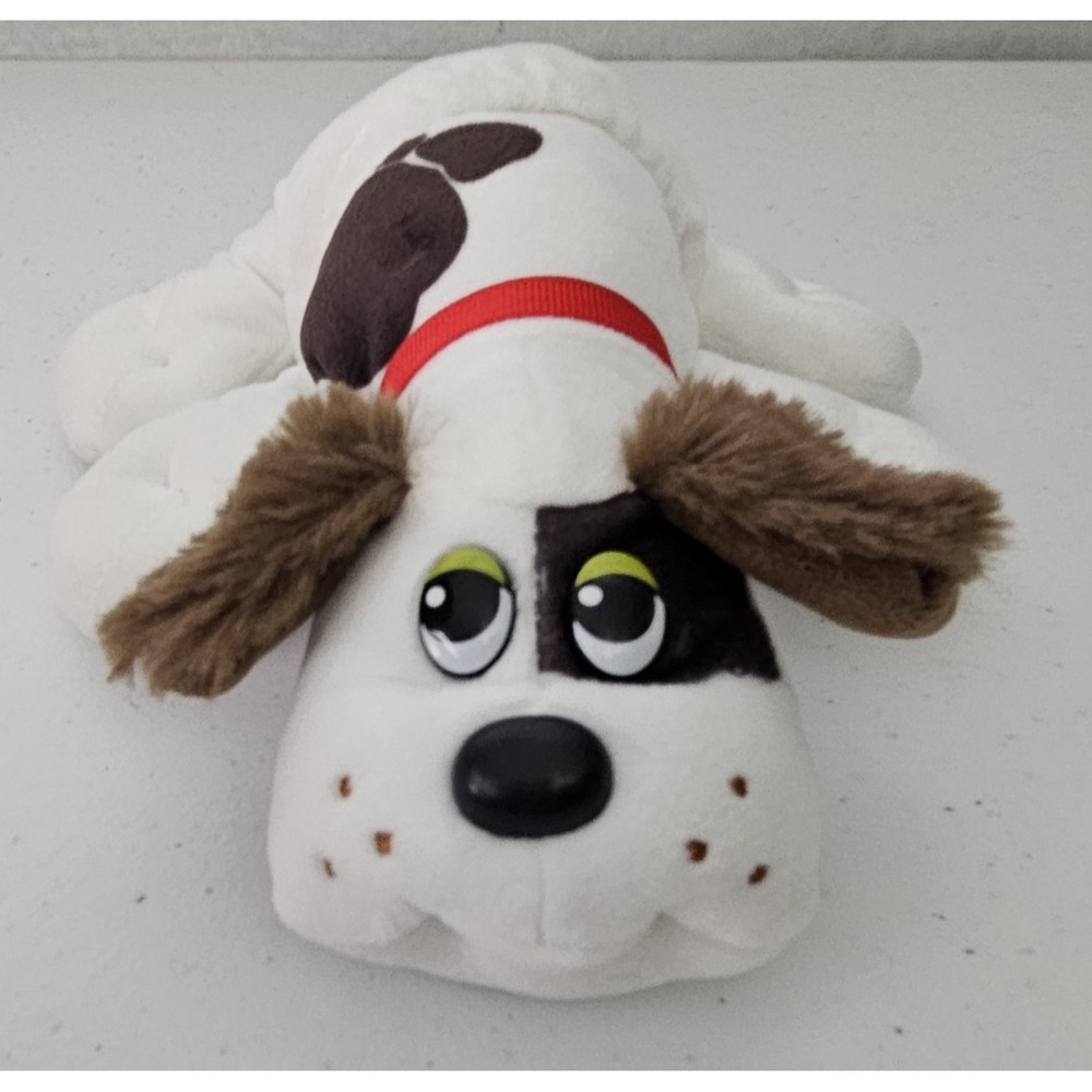 Pound Puppies Mini Dog Plush Diaper 8" Spots Dalmation Stuffed Red Collar 2022